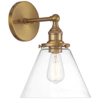 Minka Lavery Barwell 14 1/4" High Oxidized Aged Brass Wall Sconce