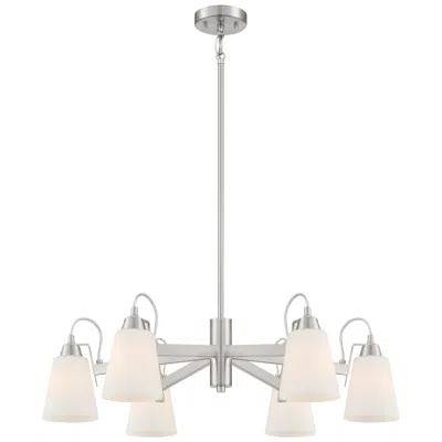 Minka Lavery Beckonridge 32"w Nickel Chandelier By Minka Lighting Inc.