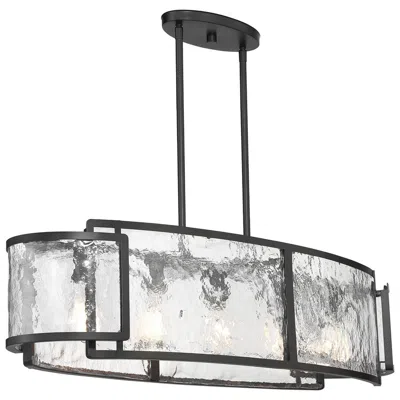 Minka Lavery Bella Collina 48" Wide Coal Black 5-light Island Chandelier