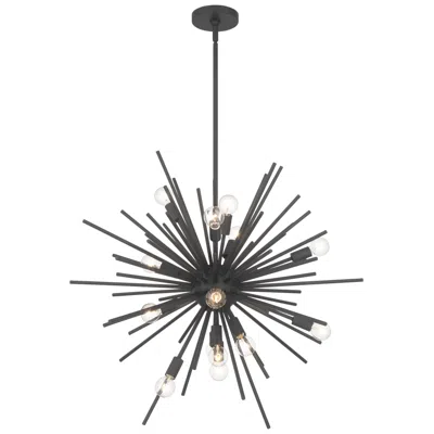 Minka Lavery Bessell 30" Wide Sand Coal 15-light Sputnik Pendant