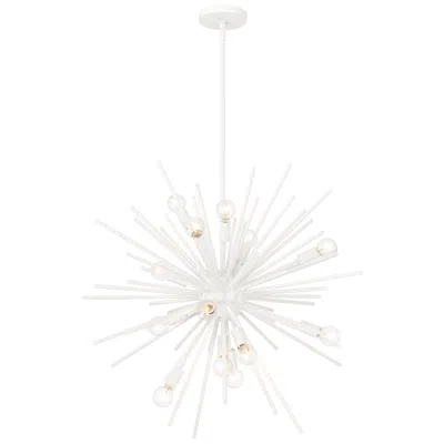 Minka Lavery Bessell 30" Wide Sand White 15-light Sputnik Pendant