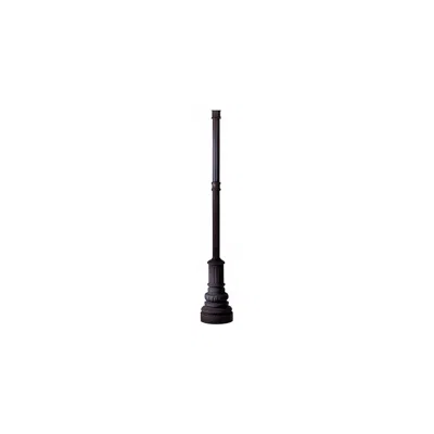 Minka Lavery Black Finish 96" High Outdoor Lighting Post With Base