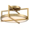 Minka Lavery Boada 14" Wide Soft Brass Led Ceiling Light