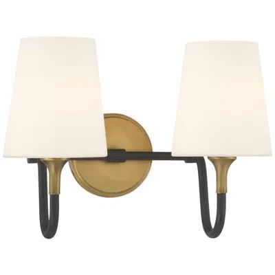Minka Lavery Brienne 2-light 15-in Brass