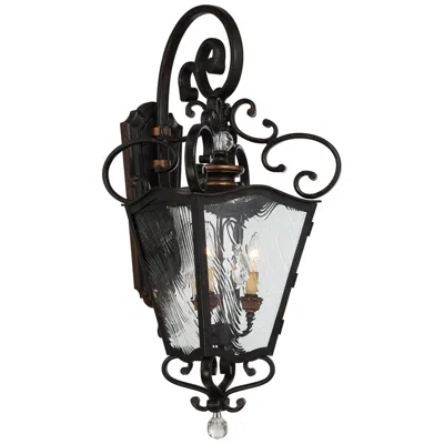 Minka Lavery Brixton Ivy 32 1/4" High Aged Patina Outdoor Wall Light