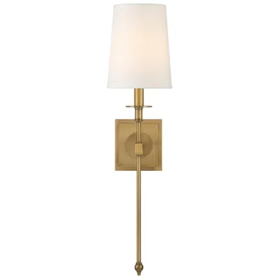 Minka Lavery Calera 1-light 5.5-in Brass Wall Sconce