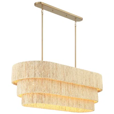 Minka Lavery Caviana 5-light 48-in Brass Island Chandelier