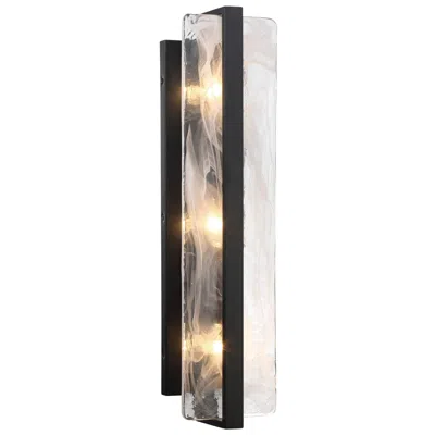 Minka Lavery Cloud Break 3-light Black Wall Sconce