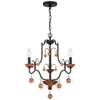 Minka Lavery Colonial Charm 18 3/4"w Old World Bronze 3-light Chandelier