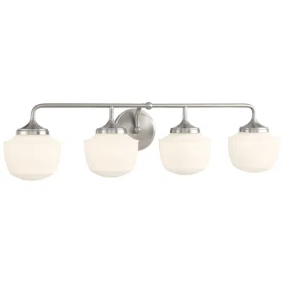 Minka Lavery Cornwell 32" Wide Brushed Nickel 4-light Vanity Bath Light