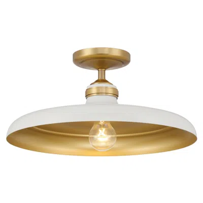 Minka Lavery Crowne 16" Wide Legacy Brass Ceiling Light