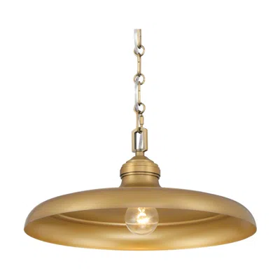 Minka Lavery Crowne 1-light 16-in Legacy Brass Indoor Pending Lighting