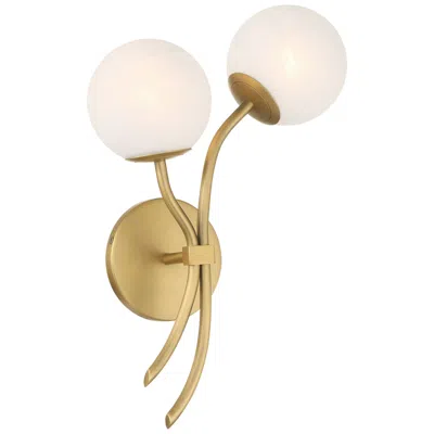 Minka Lavery Curven 18" High Legacy Brass 2-light Wall Sconce