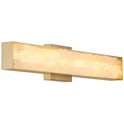 Minka Lavery Divinely 24 1/2" Wide Celeste Brass Led Bath Light