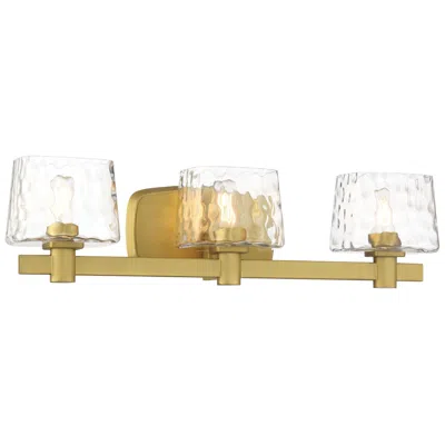 Minka Lavery Drysdale 23 1/2" Wide Soft Brass 3-light Vanity Bath Light