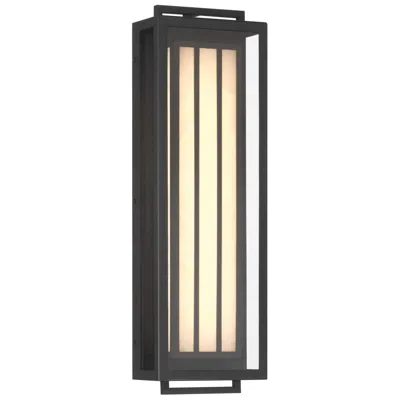 Minka Lavery Eastly 22" High Sand Coal Black Led Outdoor Wall Light