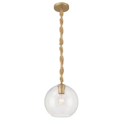 Minka Lavery Elyric 9.75" 1-light Mini Pendant In Brass