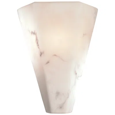 Minka Lavery Fedi 12 1/4" High Alabaster Dust Modern Wall Sconce