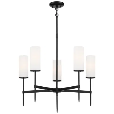 Minka Lavery First Avenue 26" Wide Coal 5-light Chandelier