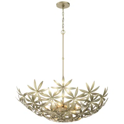 Minka Lavery Flower Child 30" Wide Ambry Gold 5-light Chandelier