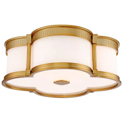 Minka Lavery Flush Mount 16 1/4" Wide Liberty Gold Led Ceiling Light
