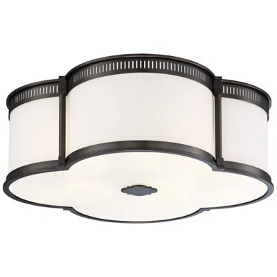 Minka Lavery Flush Mount 22" Wide Harvard Court Bronze Led Ceiling Light