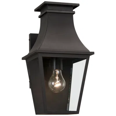 Minka Lavery Gloucester 15" High Sand Coal Outdoor Wall Light