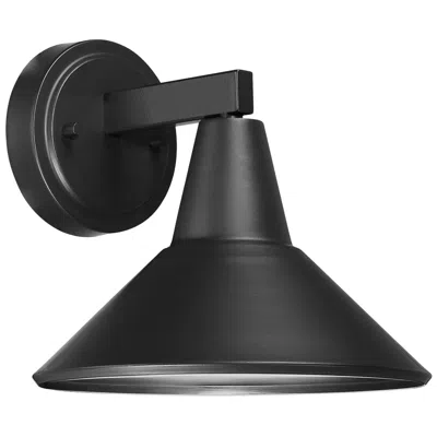 Minka Lavery Great Outdoors Bay Crest 1-light 8.88-in Coal Black Outdoor Wall Light