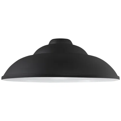 Minka Lavery Great Outdoors Rlm 18-in Sand Coal Black Outdoor Metal Shade For Light