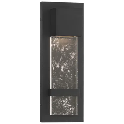 Minka Lavery Great Outdoors Sol 1-light 5.13-in Black Outdoor Wall Mount With Shade