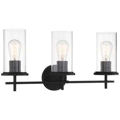Minka Lavery Haisley 23" Wide Coal 3-light Bath Vanity Light