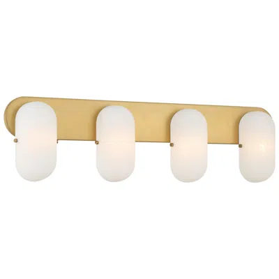 Minka Lavery Heathcote 4-light 32-in Legacy Brass Indoor Vanity Light