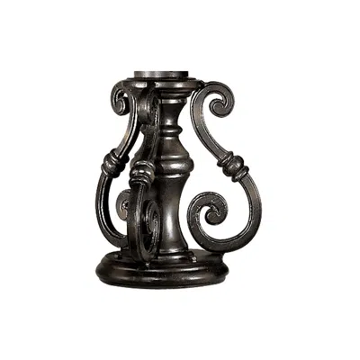 Minka Lavery Heritage Bronze Scroll Outdoor Lighting Pier Mount