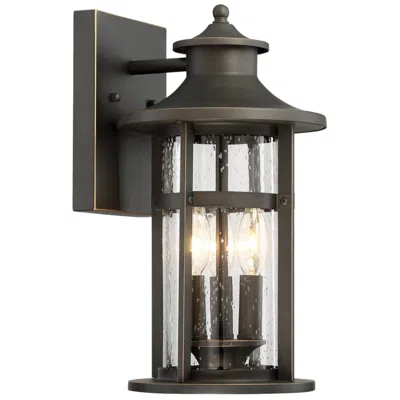 Minka Lavery Highland Ridge 15" High Bronze Outdoor Wall Light