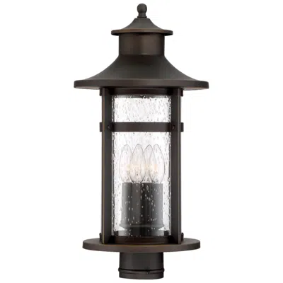 Minka Lavery Highland Ridge 20 1/4" High Bronze Outdoor Post Light