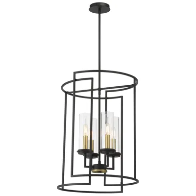 Minka Lavery Hillstone 18 1/2" Wide Sand Coal 4-light Pendant