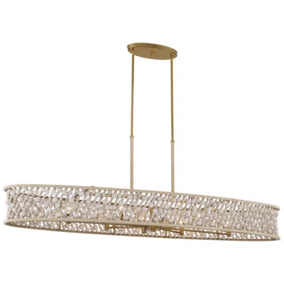 Minka Lavery Horsmore 62 1/4" Wide Legacy Brass 8-light Island Chandelier