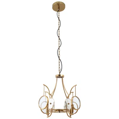 Minka Lavery Into Focus 4-light 22-in Artisan Brass Semi Flush