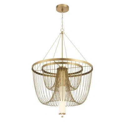 Minka Lavery Jezelle 34.25" Led Pendant In Brass