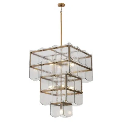 Minka Lavery Kiori 22.75" 9-light Pendant In Brass