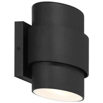 Minka Lavery Ladner Lane 7" High Sand Coal Led Outdoor Wall Light
