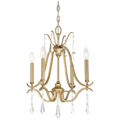 Minka Lavery Laurel Estate 18" Wide Brio Gold 4-light Mini Chandelier