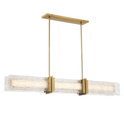 Minka Lavery Led Island Light In Legacy Brass