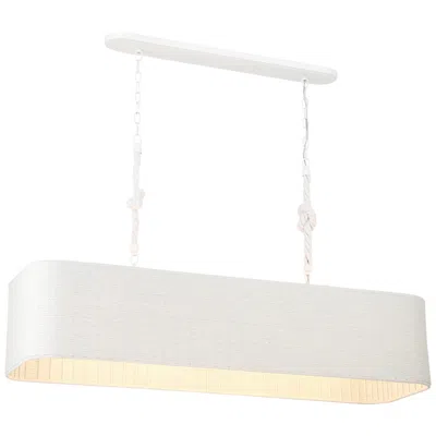 Minka Lavery Lodelle 48" Wide Matte White Island Pendant