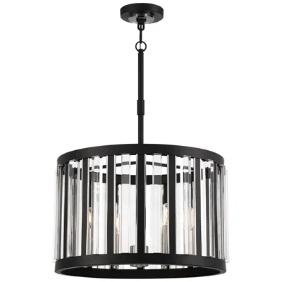 Minka Lavery Majestic Splendor 23" Wide Sand Coal 6-light Pendant