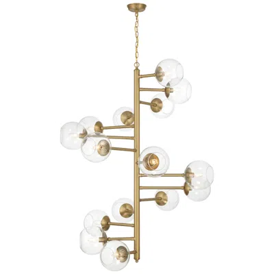 Minka Lavery Millikan 38 3/4" Wide Signature Brass 15-light Pendant