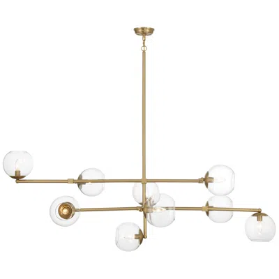 Minka Lavery Millikan 64" Wide Signature Brass 9-light Pendant