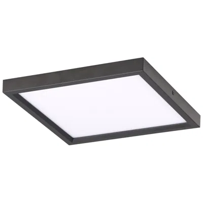 Minka Lavery Minka 11" Wide Black Coal Flush Mount Led Ceiling Light Panel