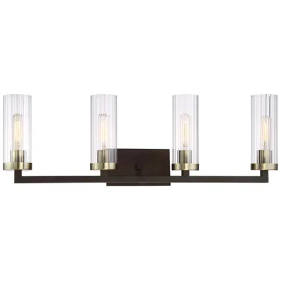 Minka Lavery Minka Ainsley Court 32 3/4" Kingston Bronze 4-light Bath Light