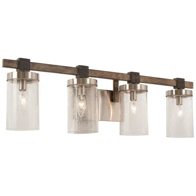 Minka Lavery Minka Bridlewood 31" Wide Brushed Nickel 4-light Bath Light